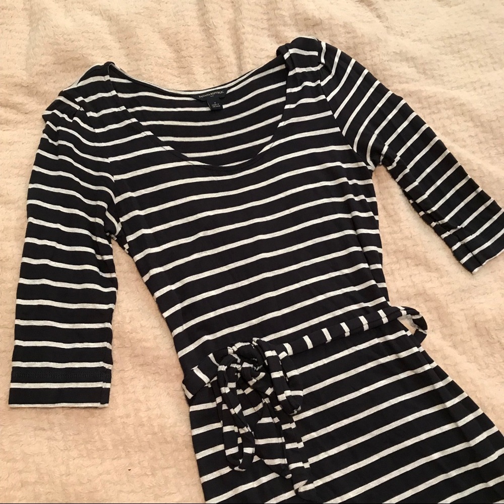 Striped Banana Republic dress size 4